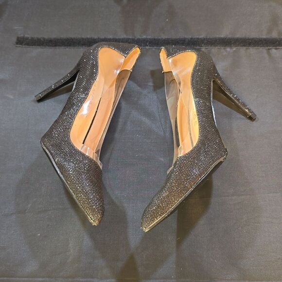 BRAND NEW RAMPAGE POINTED TOE SEQUINS HIGH HEEL STILETTOS WOMEN"S SHOE - Picture 13 of 14